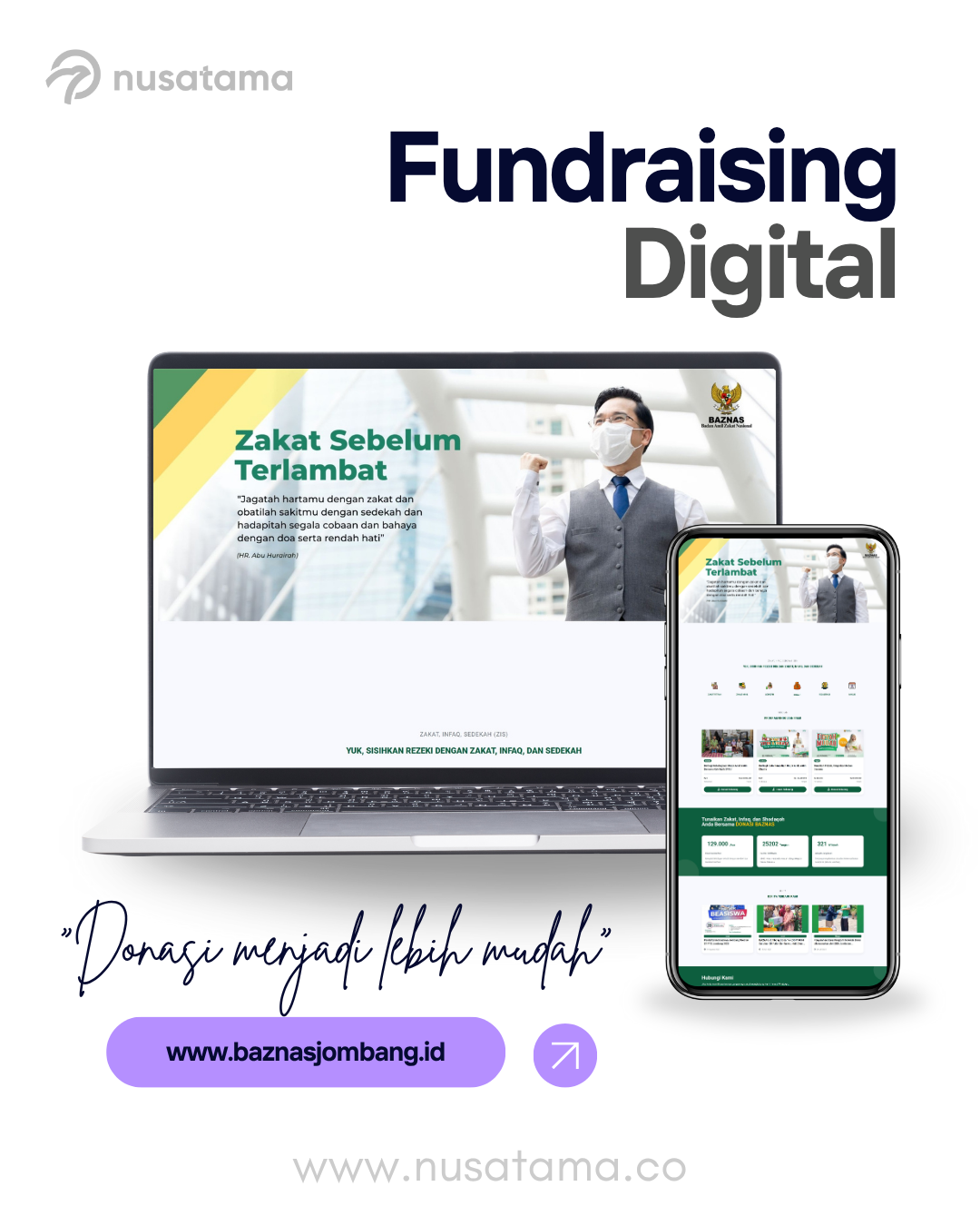 Fundraising Digital : Baznas Jombang